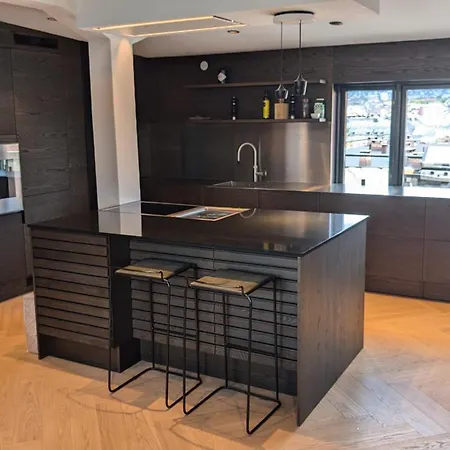 Rom I Penthouse I Sentrum Med Stor Terrasse Og Utsikt Quarto em Acomodações Particulares *